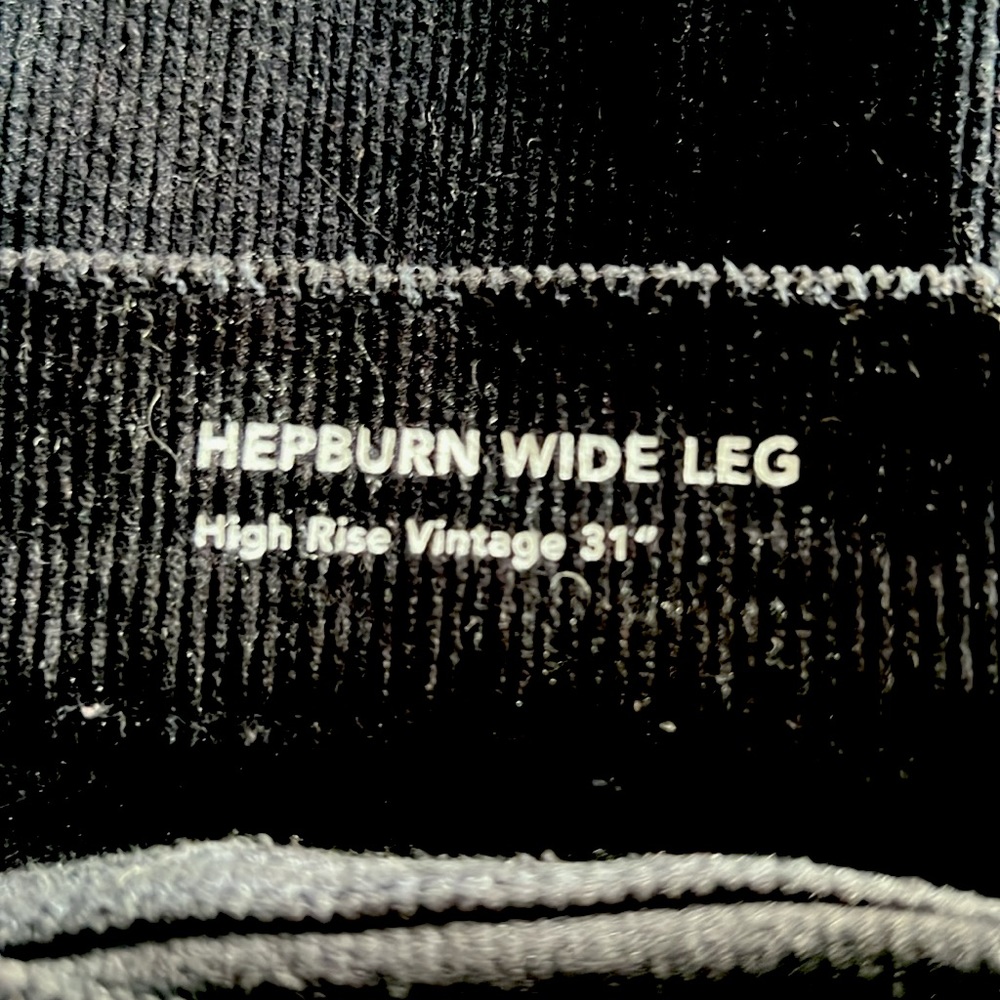 DL1961 Hepburn Wide Leg High Rise Corduroy - Picture 10 of 10